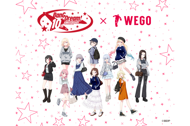 【 WEGO × BanG Dream! 】 10周年コラボアイテム第2弾の発売決定！